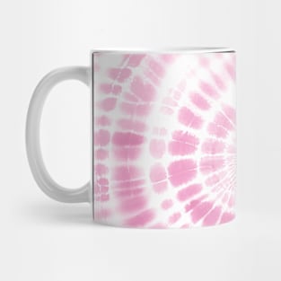 Pastel Pink Abstract Spiral Retro Mug